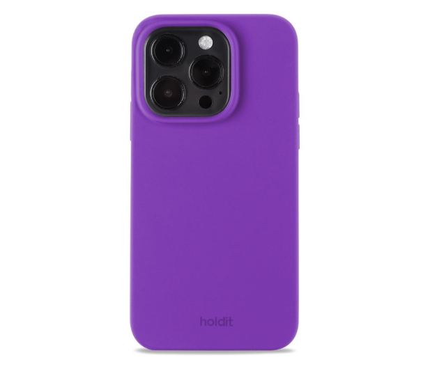 Holdit Silicone Case iPhone 14 Pro Bright Purple - 1148616 - zdjęcie